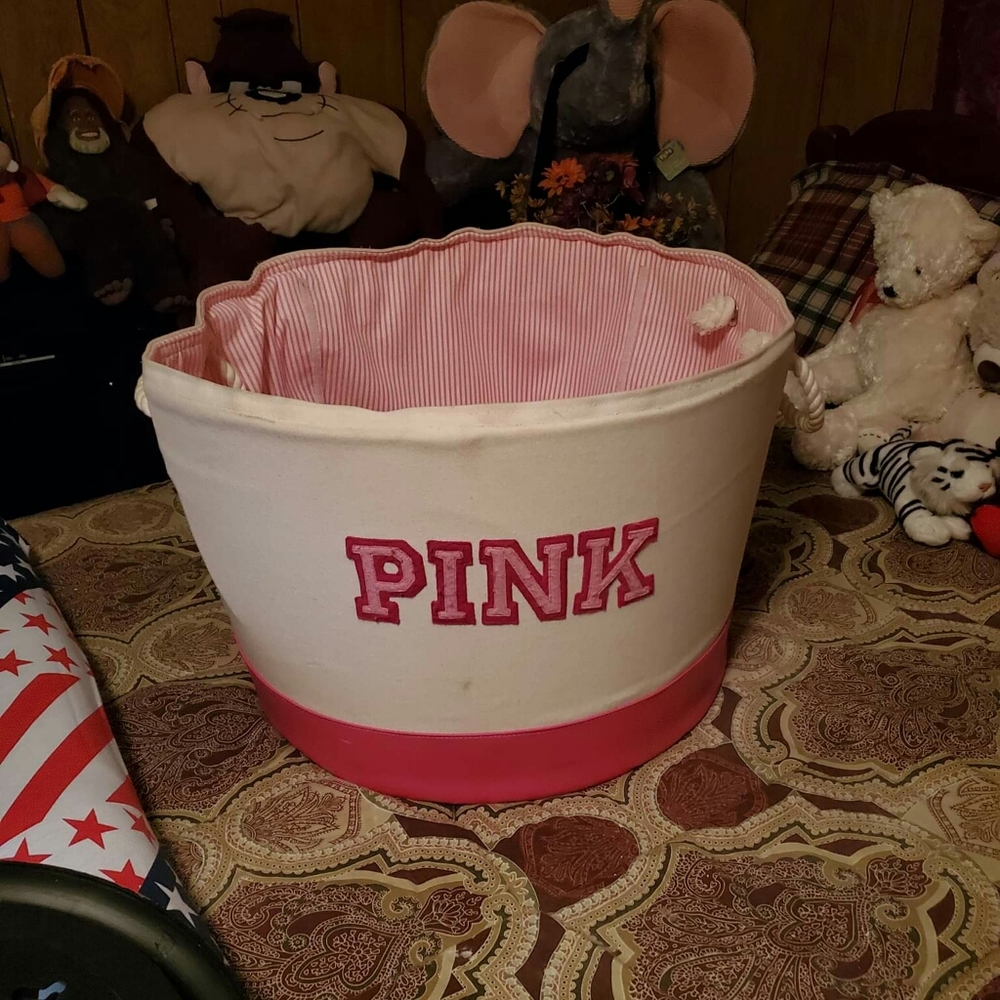Victoria secret canvas bin PENDING